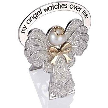 2.5&quot; White Bedside Angel