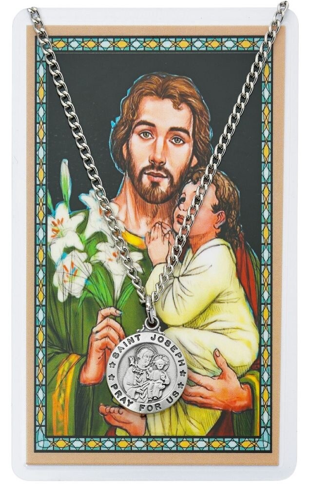 24&quot; Card &amp; Pendant St. Joseph