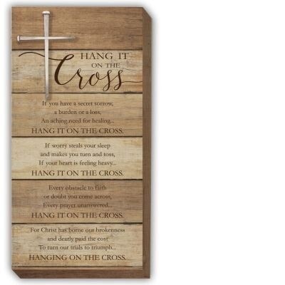 Hang it on the Cross Plaque