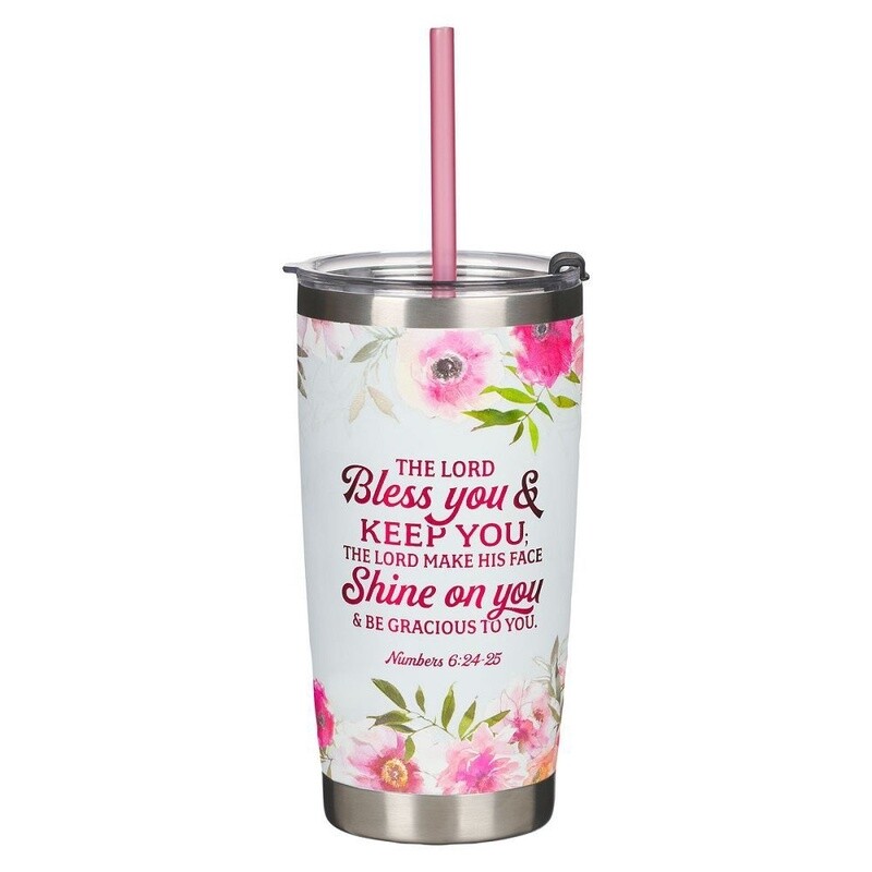 Travel Mug White  Bless You