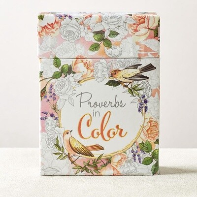 Coloring Card Proverbs in Color