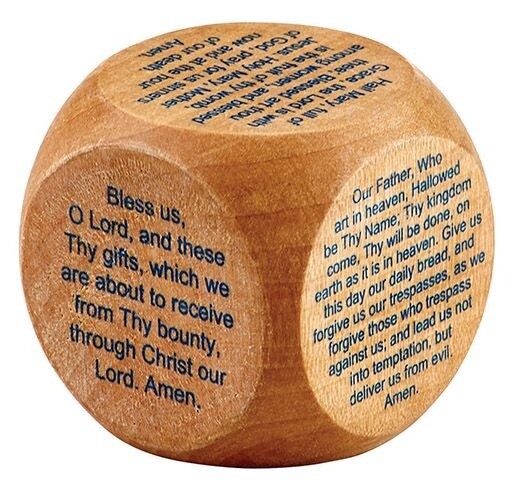 1.75&quot; Catholic Prayer Cube