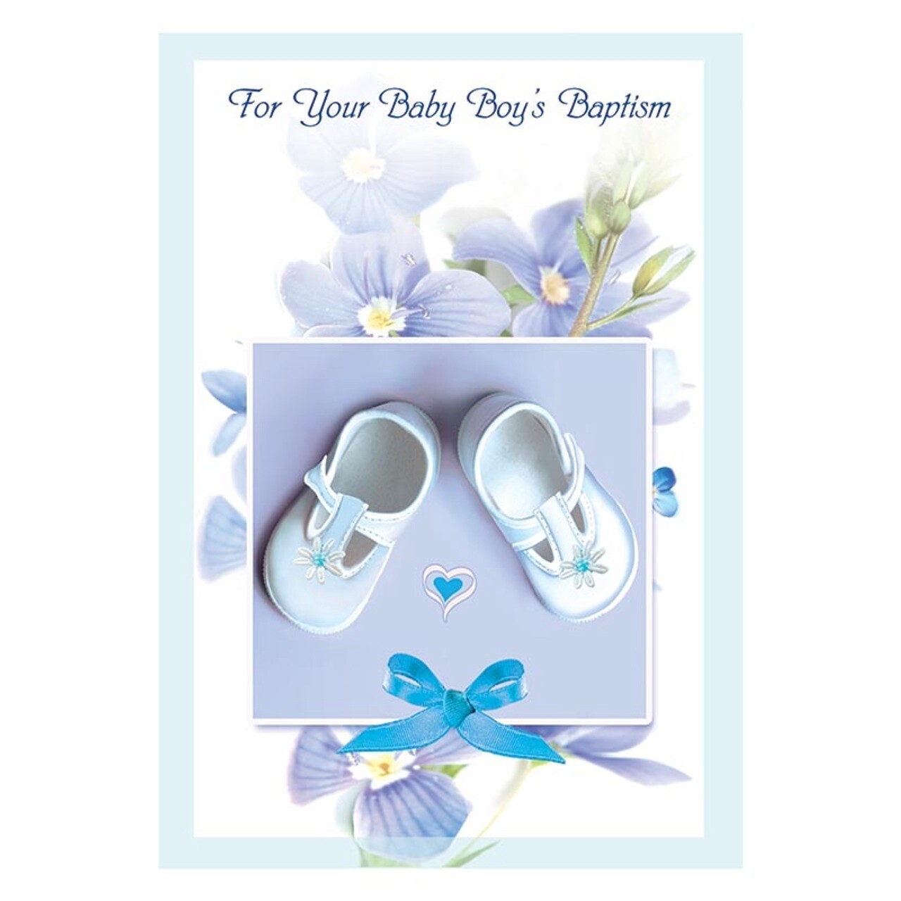 For Your Baby Boy's Baptism Card For Your Baby Boy's Baptism Card