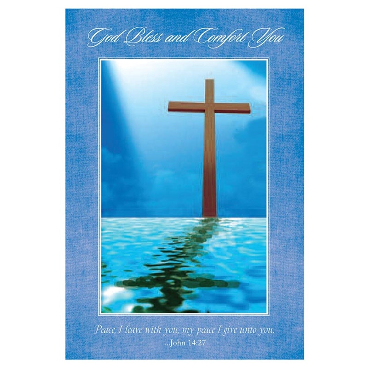 God Bless and Comfort You Encouragement Card