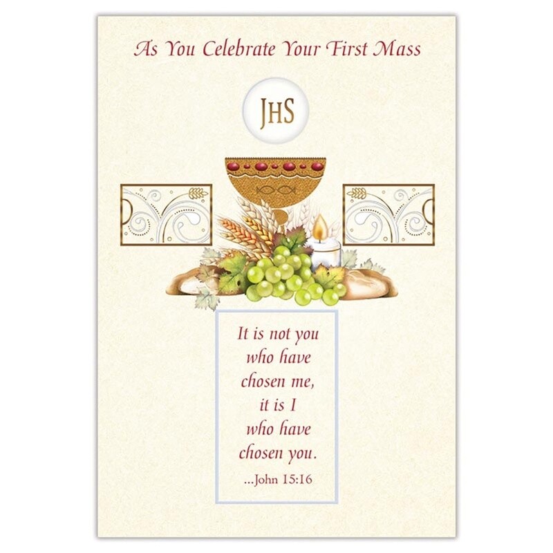 As You Celebrate Your First Mass Card (MA69001)