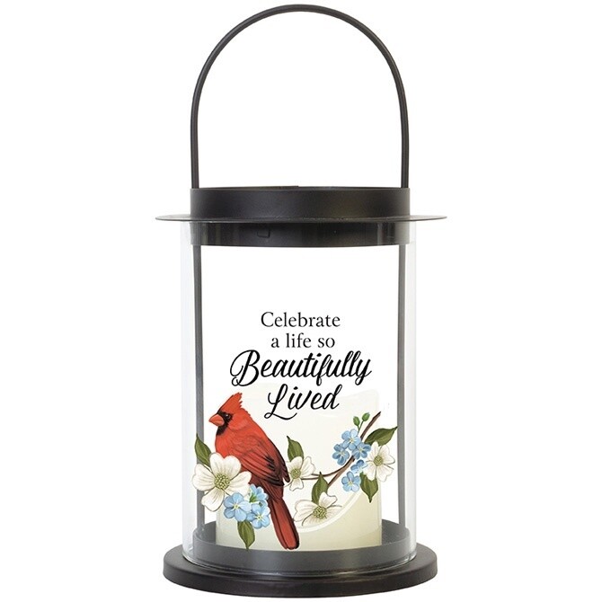 &quot;Celebrate A Life&quot; Cylinder Lantern