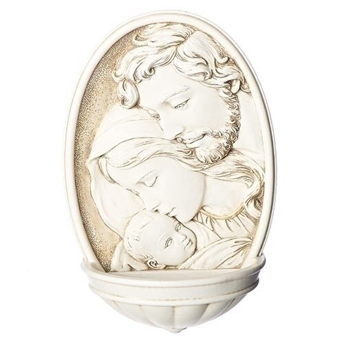 8"H HOLY FAMILY WATER FONT