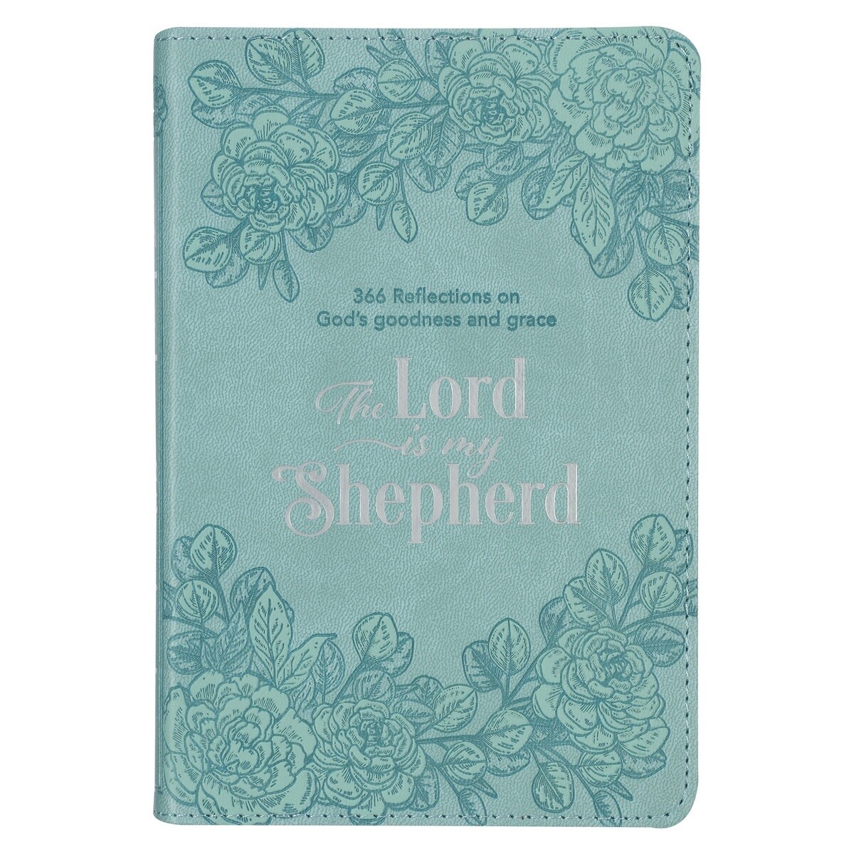 The Lord is my Shepherd Teal Faux Leather Devotional
