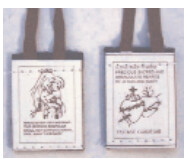 Brown Scapular w/paper on white cord