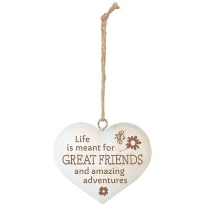 Great Friends 3D Heart Ornament