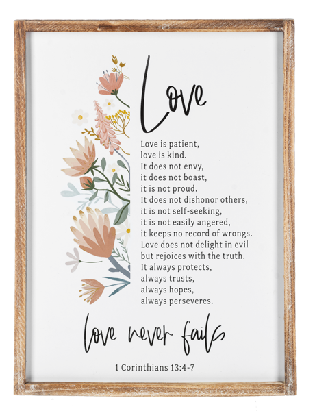 Love is Patient, Love is Kind Wall Decor