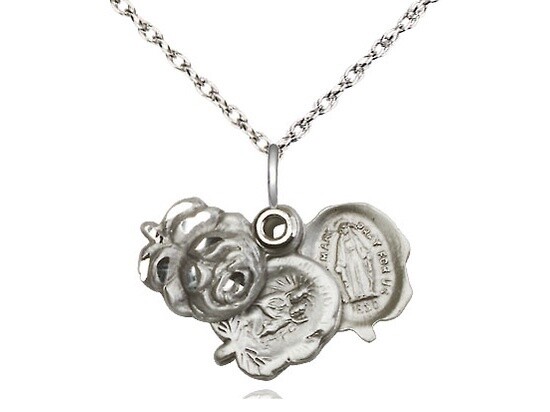 SS Rosebud Medal - Rosebud 0202 - 5/8 x 7/8