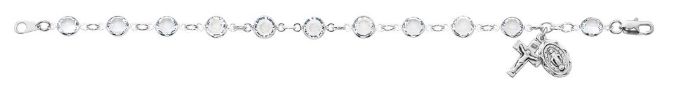 7 1/2&quot; CRYSTAL BRACELET