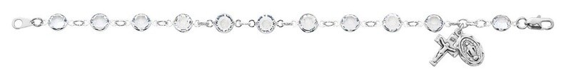 7 1/2&quot; CRYSTAL BRACELET