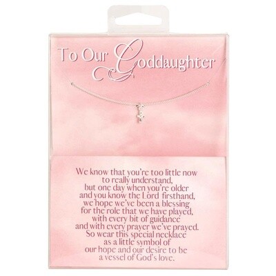 Necklace to Goddaughter Puff Cross PS