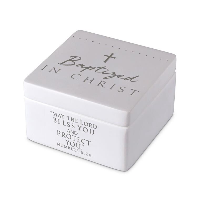 Keepsake Box Baptized in Christ 3.25&quot;