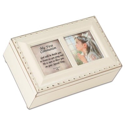 First Communion Girl Petite Music Box