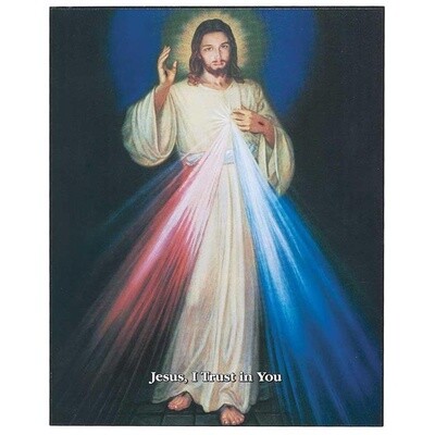 Jesus I Trust You - Divine Mercy Wall Plaque 8&quot;X10&quot;