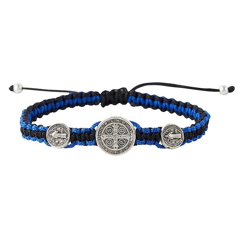 St. Benedict Black/Blue