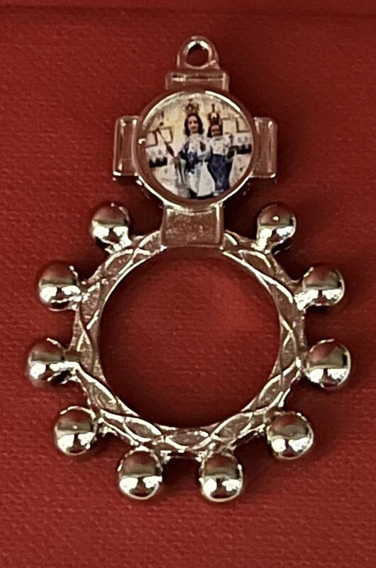 OLC Medal Rosary Ring