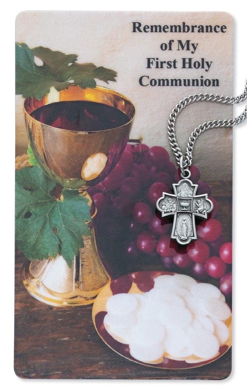 4-Way Pendant &amp; Prayer Card Set