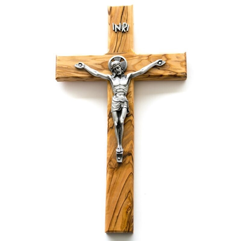 Crucifix with Pewter Corpus