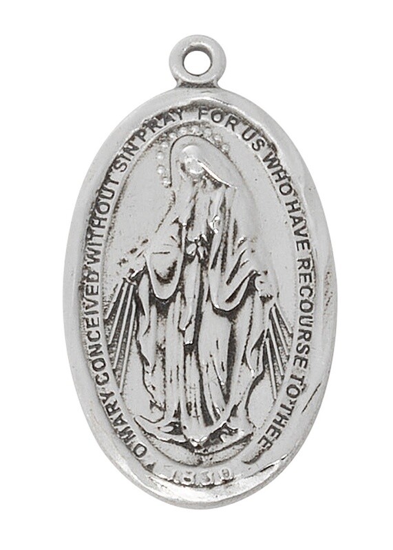20&quot; Chain SS Miraculous Medal