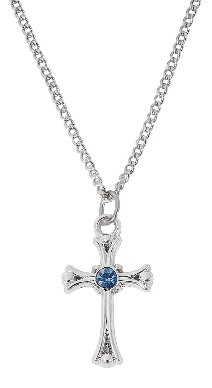 16-18&quot; RF Zircon Cross Boxed