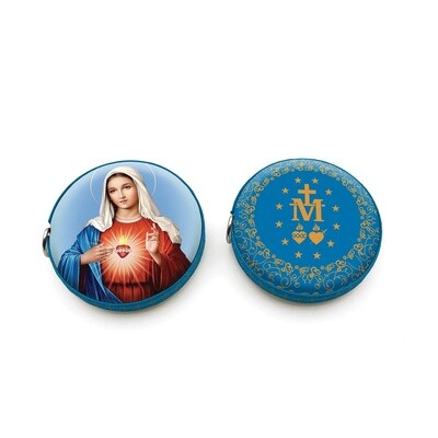 Icon Tape Measures - Mary Immaculate Heart and Miraculous Medal