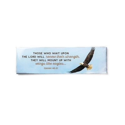 Eagle - Isaiah 40:31 - Large Fridge Scripture Magnet
