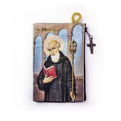 4x6 St. Benedict Rosary Pouch