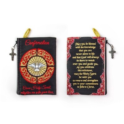 4x6 Confirmation Rosary Pouch