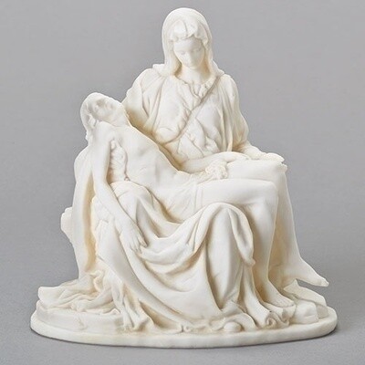 8" White Pieta Figure