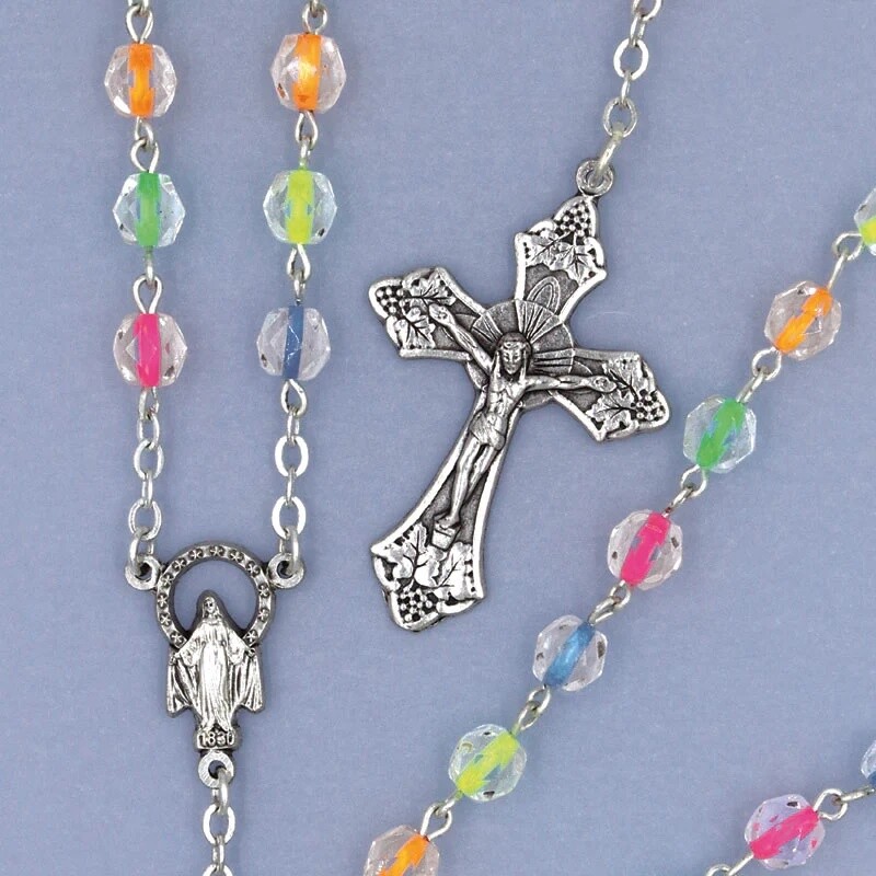 Neon Crystal Rosary