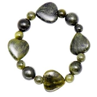 Love Connemara Marble Message Bracelet