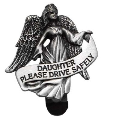 Daughter Drive Safely Visor Clip