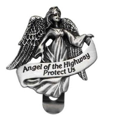 Angel of the Highway Visor Clip