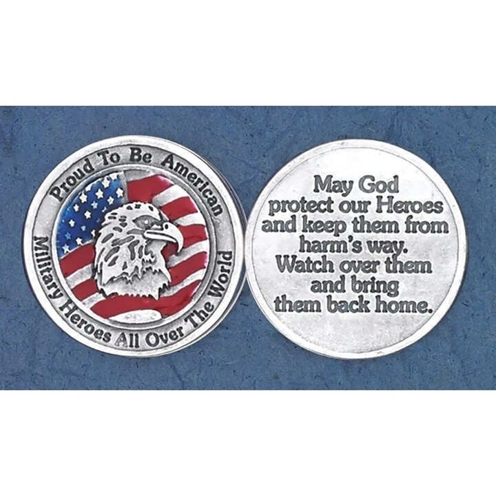 US Colors Enameled American Heroes Token