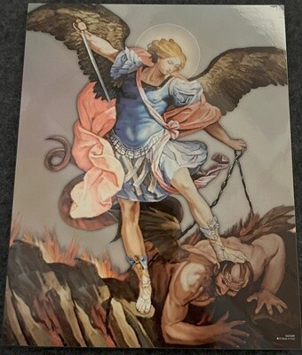 St. Michael Wall Plaque 8x10