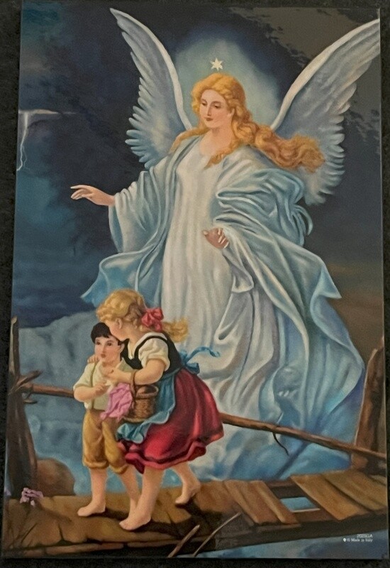 Guardian Angel Wall Plaque 4.75 x 7&quot;
