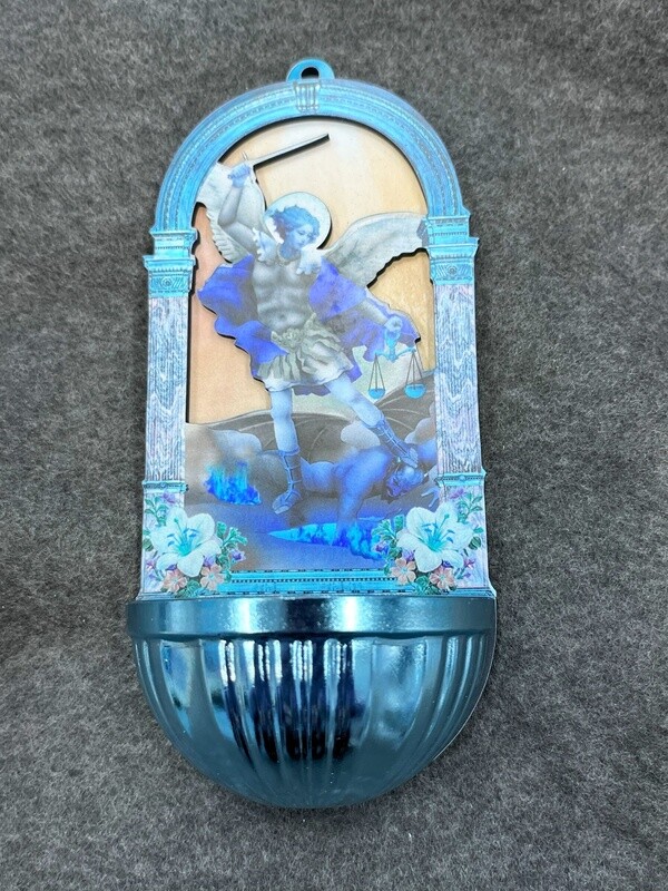 St Michael 3D Holy Water Font