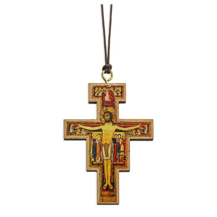 2&quot; San Damiano Colored Crucifix