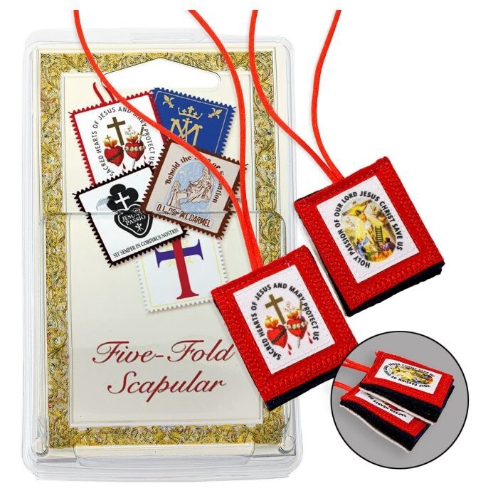 Five Fold Wool Scapular