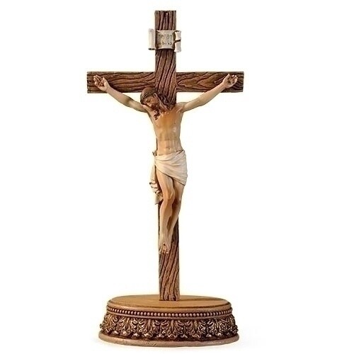 8.5&quot;H 2 PC Set Crucifix