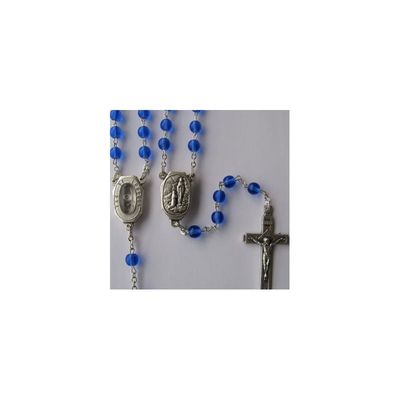 Lourdes Water Blue Rosary