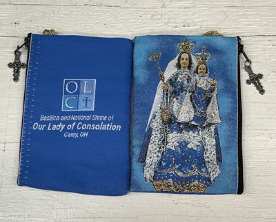 OLC Woven Rosary Pouch