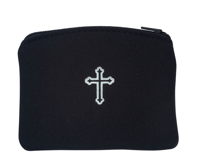Black Neoprene Rosary Pouch McV