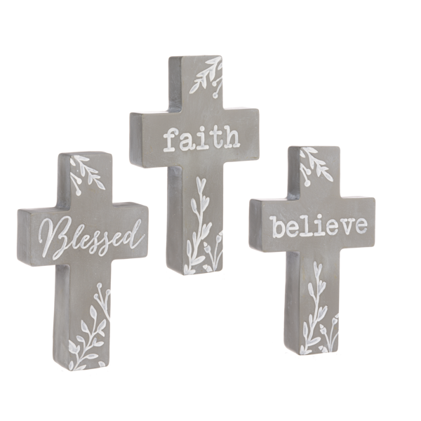 Cross Figurines, Word: faith