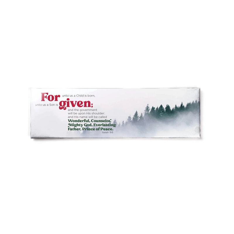 Forgiven Christmas - Isaiah 9:6 - Large Fridge Scripture Magnet