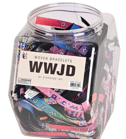 WWJD Woven Bracelet